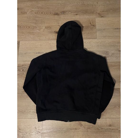 Polo Ralph Lauren Sweater Mens Large Black Red Pony Zip Up Hoodie Sweatshirt - Picture 2 of 3